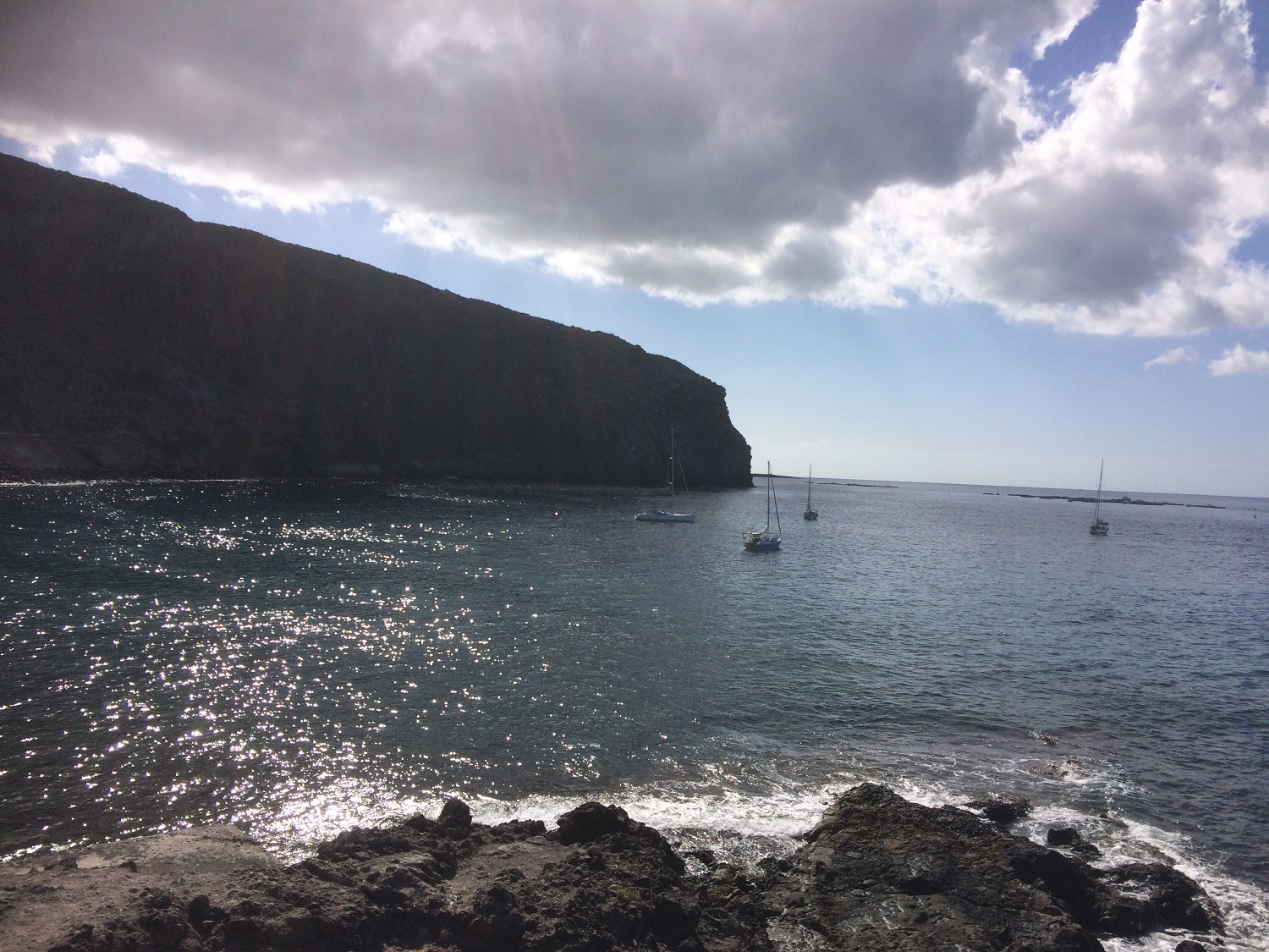 Tenerife ankerbaai Los Cristianos