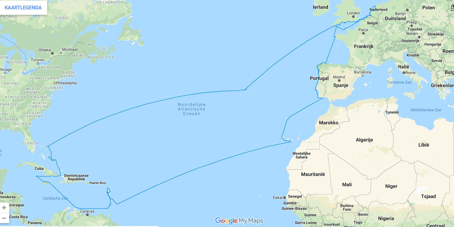 Rondje Atlantic (28 mei 2017 - 8 augustus 2019)